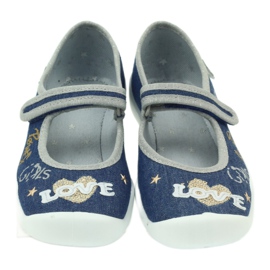 Calzado infantil befado 114Y313 azul gris 3