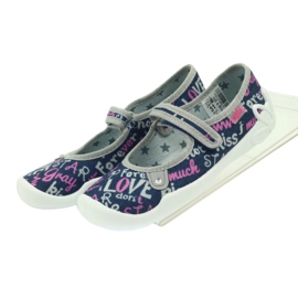 Calzado infantil befado 114Y311 gris rosado azul marino 4