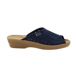 Befado zapatos mujer pu 581D186 azul marino 2