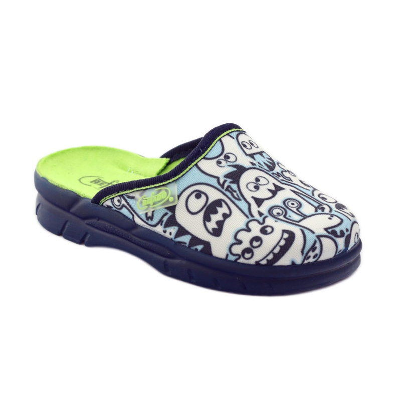 Patrón para colorear zapatos befado niños 708X004 azul 2