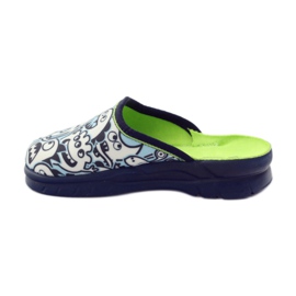 Patrón para colorear zapatos befado niños 708X004 azul 3