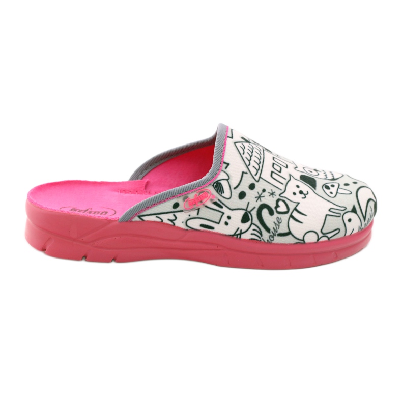 Patrón para colorear zapatos befado niños 708X003 rosado blanco 1