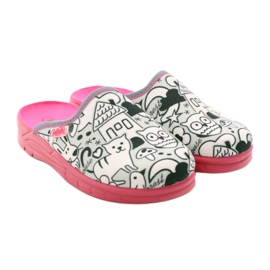 Patrón para colorear zapatos befado niños 708X003 rosado blanco 5