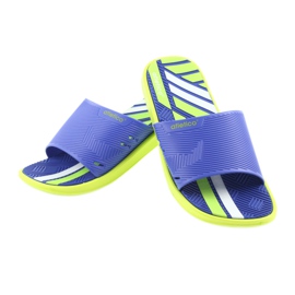Atletico Zapatillas de hombre para la piscina de lima del Atlético azul verde 5