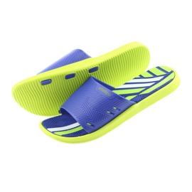 Atletico Zapatillas de hombre para la piscina de lima del Atlético azul verde 4