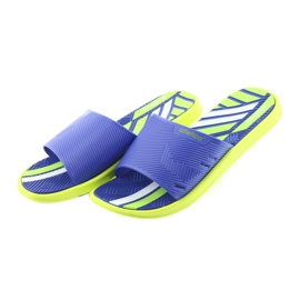 Atletico Zapatillas de hombre para la piscina de lima del Atlético azul verde 3
