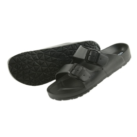 Atletico Pantuflas de hombre con perfil atlético negro 4