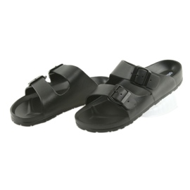 Atletico Pantuflas de hombre con perfil atlético negro 3