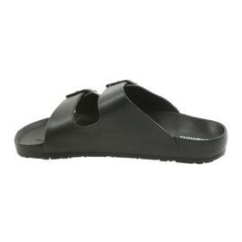 Atletico Pantuflas de hombre con perfil atlético negro 2