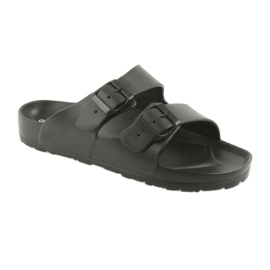 Atletico Pantuflas de hombre con perfil atlético negro 1