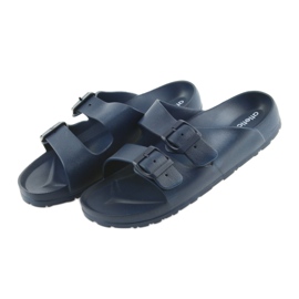 Atletico Pantuflas de hombre con perfil atlético azul marino 3