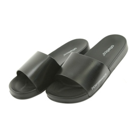 Atletico Pantuflas de hombre con perfil atlético negro 3