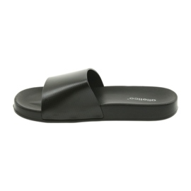 Atletico Pantuflas de hombre con perfil atlético negro 2