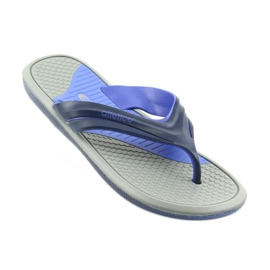 Atletico Chanclas de hombre atlético azul marino gris 4