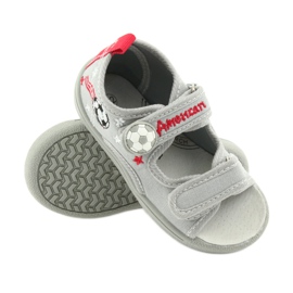 American Club Zapatos para niños zapatillas sandalias para niños bola americana 35/19 negro rojo gris 3