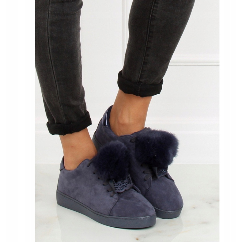 Deportivas mujer azul marino 68-95 Azul 1