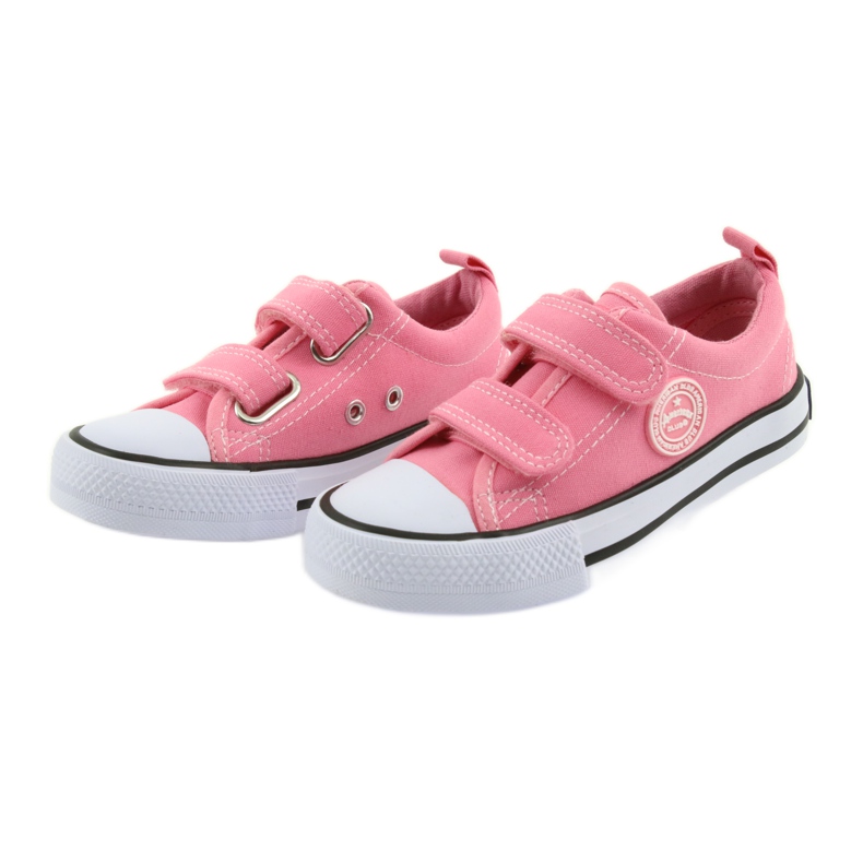 Zapatillas American Club LH50 rosa americano blanco 4