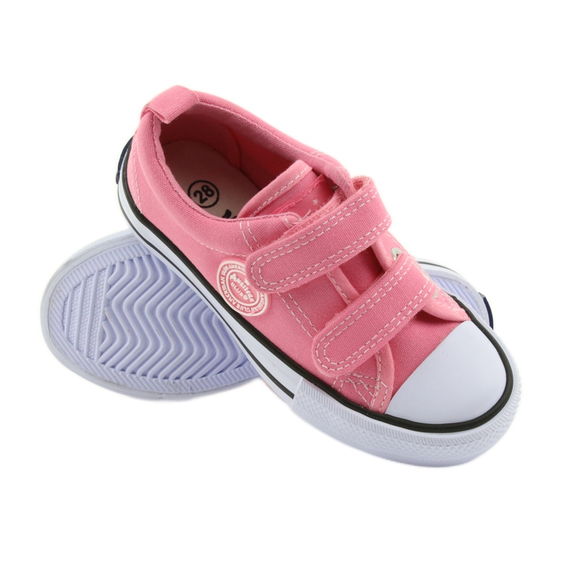 Zapatillas American Club LH50 rosa americano blanco 3