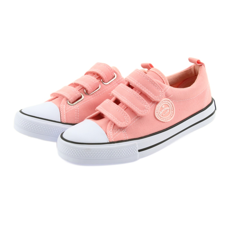 American Club Zapatillas rosa americanas LH49 blanco rosado 3