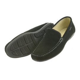 Mocasines zapatos hombre piel American Club 01/2019 negro 4
