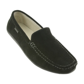 Mocasines Zapatos mujer en piel American Club JK03 negro 1