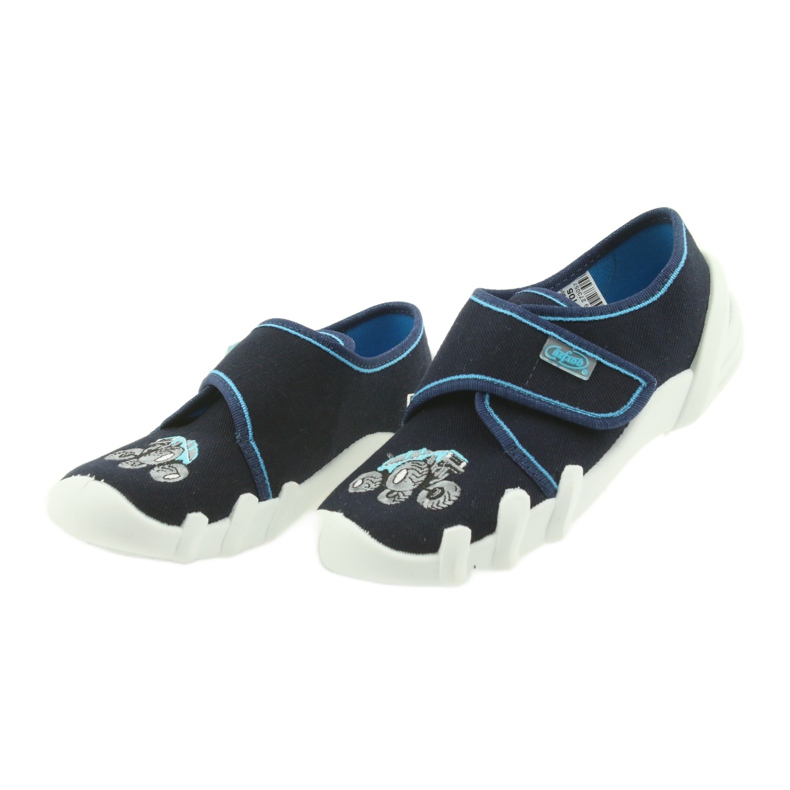 Zapatillas befado para niños con velcro 273X105 azul azul marino 3