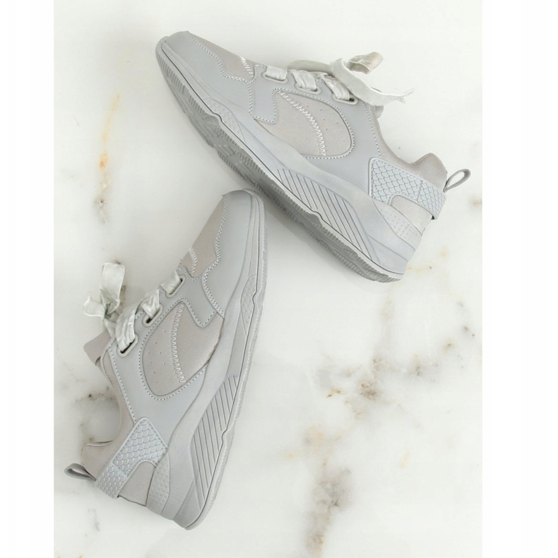 Gris 520-7 Zapatillas deportivas grises 1