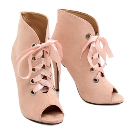 Botas con dedos abiertos rosa 680-32 Rosa rosado 1