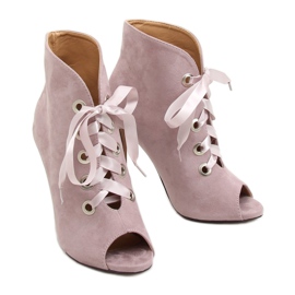 Zapatos violetas con dedos abiertos 680-32 Violeta 1 Zapatos violetas con dedos abiertos 680-32 Violeta 1
