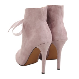 Zapatos violetas con dedos abiertos 680-32 Violeta 3