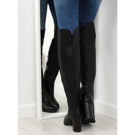 Negro Tacones altos 9206 Negro II-GAT 1