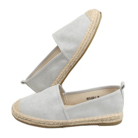 Alpargatas grises para mujer A615-ESP-1 Gris 4
