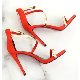 Sandalias naranjas de tacón 988-58 Naranja 1