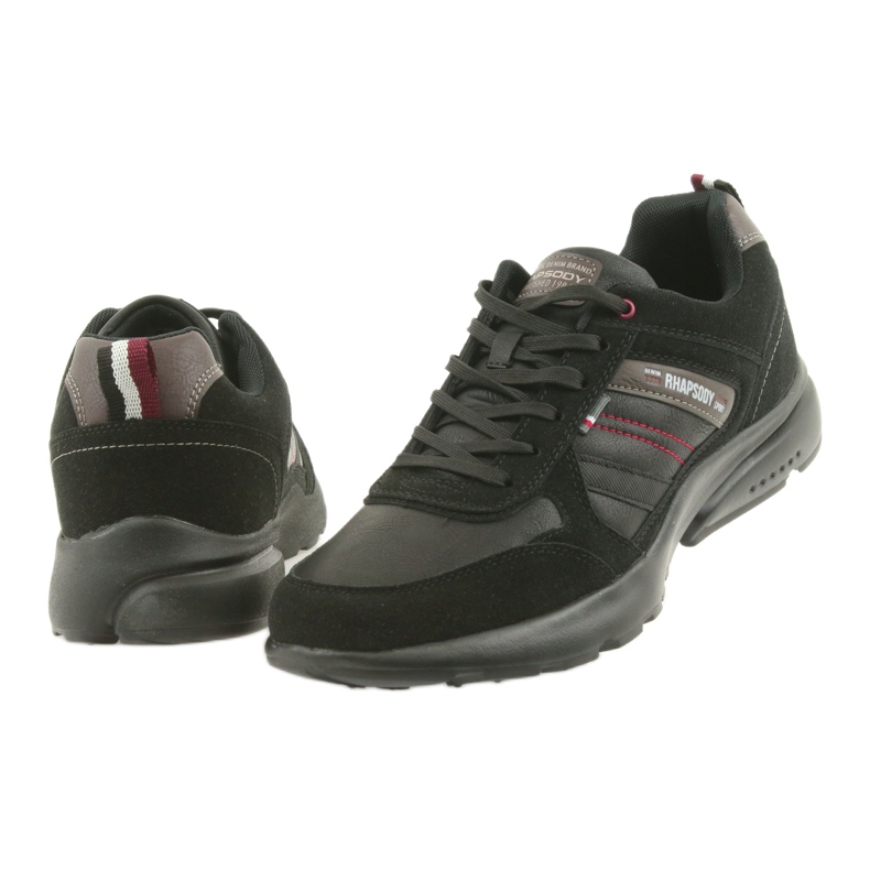 American Club Zapatillas ADI Hombre Negras American HA16 negro marrón 4
