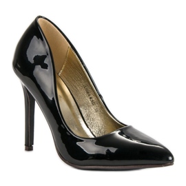 Sweet Shoes Alfileres Negros Lacados 3