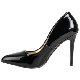 Sweet Shoes Alfileres Negros Lacados 4