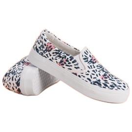 McKey Slipons con patrón multicolor 4