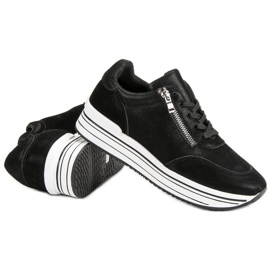 Calzado deportivo de moda negro 5