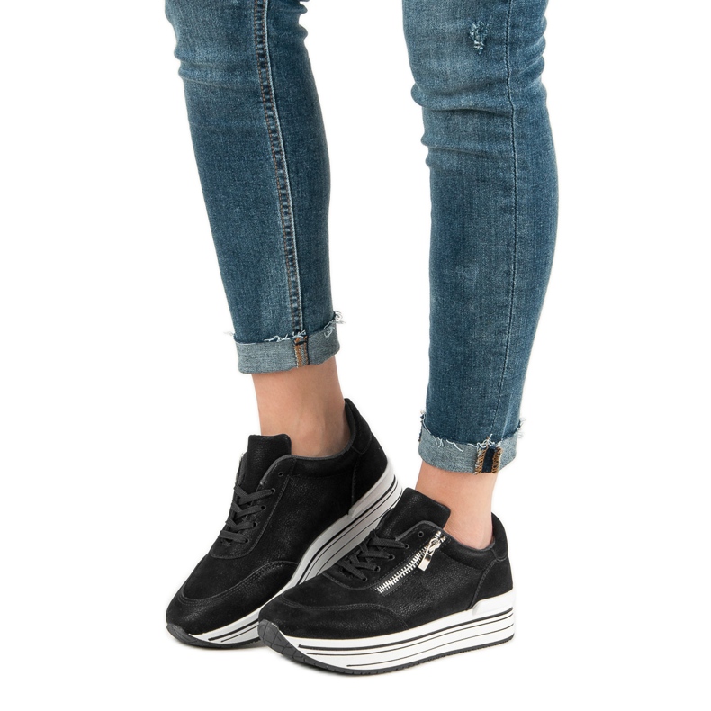 Calzado deportivo de moda negro 2 Calzado deportivo de moda negro 2