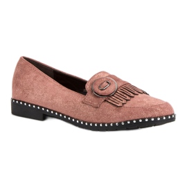 Sergio Todzi Mocasines con purpurina rosado 5