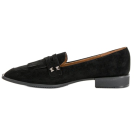 Sergio Todzi Mocasines con tacón plano negro 4