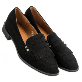 Sergio Todzi Mocasines con tacón plano negro 1