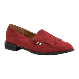 Sergio Todzi Mocasines con tacón plano rojo 3