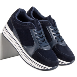 Calzado deportivo cómodo azul azul marino 1