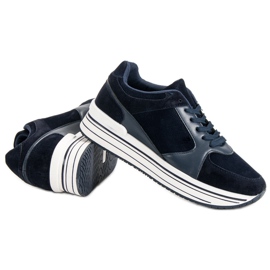 Calzado deportivo cómodo azul azul marino 5