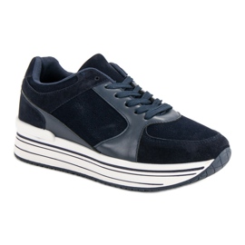 Calzado deportivo cómodo azul azul marino 3