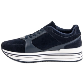 Calzado deportivo cómodo azul azul marino 4
