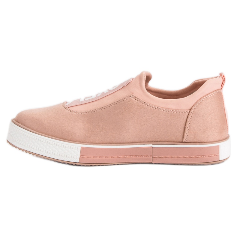 Ideal Shoes Zapatillas sin cordones Lovelo rosado 1