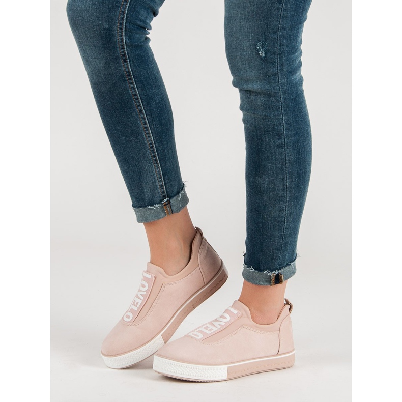 Ideal Shoes Zapatillas sin cordones Lovelo marrón 2