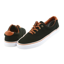 American Club Zapatos de hombre zapatillas negras LH03 negro marrón 5